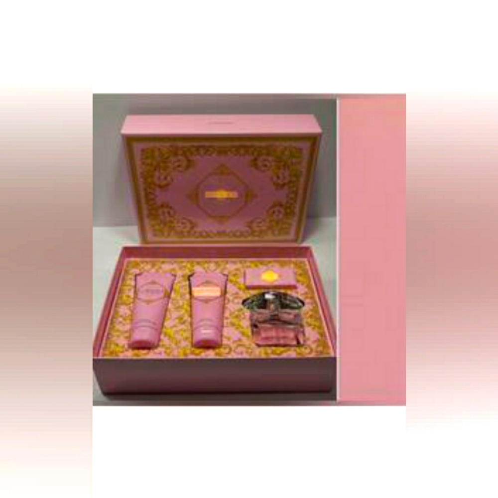 Versace 4 PC Bright Crystal Eau de Toilette Set